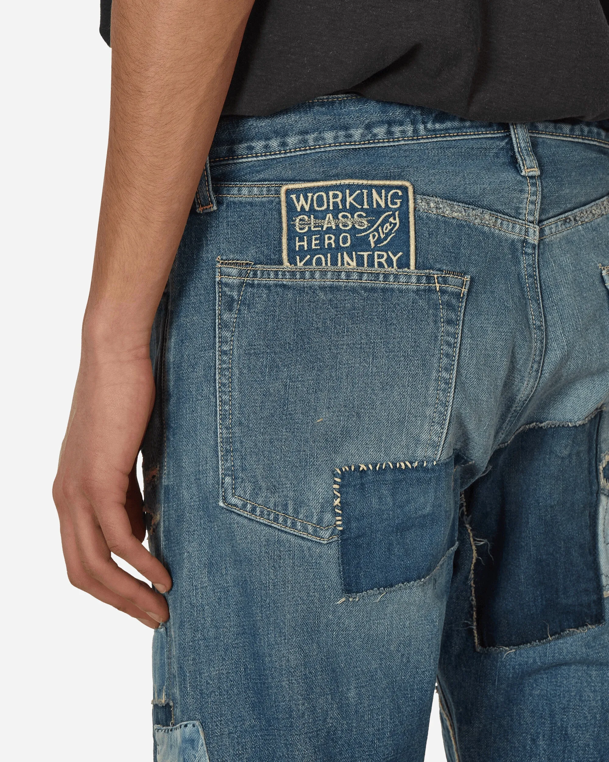 Pantalon Monkey Cisco en denim 14oz 5P (Réédition Dixie) Indigo