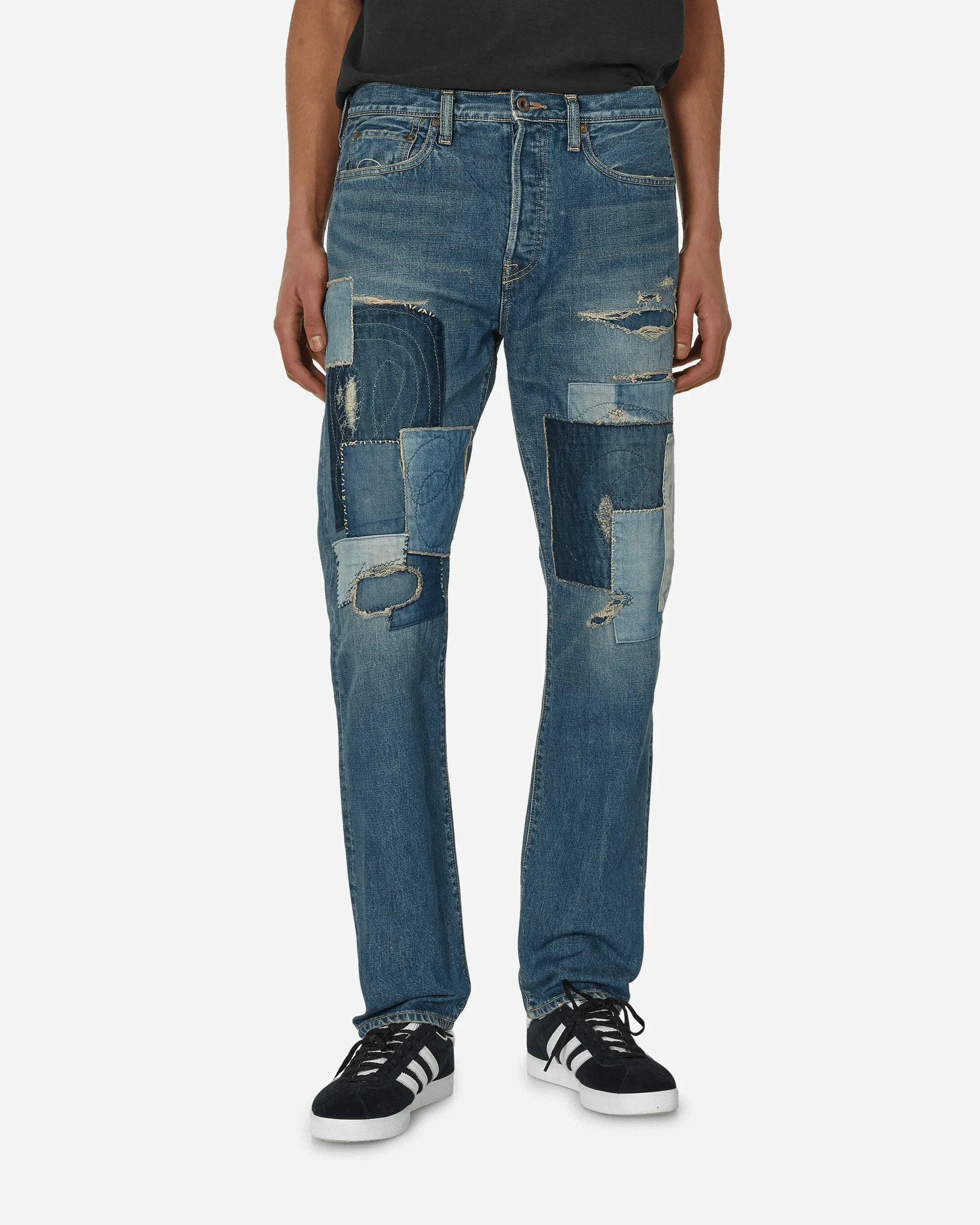 Pantalon Monkey Cisco en denim 14oz 5P (Réédition Dixie) Indigo