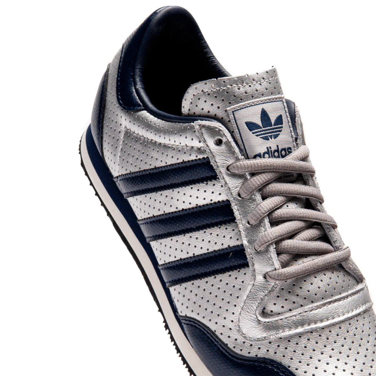 Adidas Homme Galaxy OG Argent Métallique/Nuit Indigo/Blanc Cassé