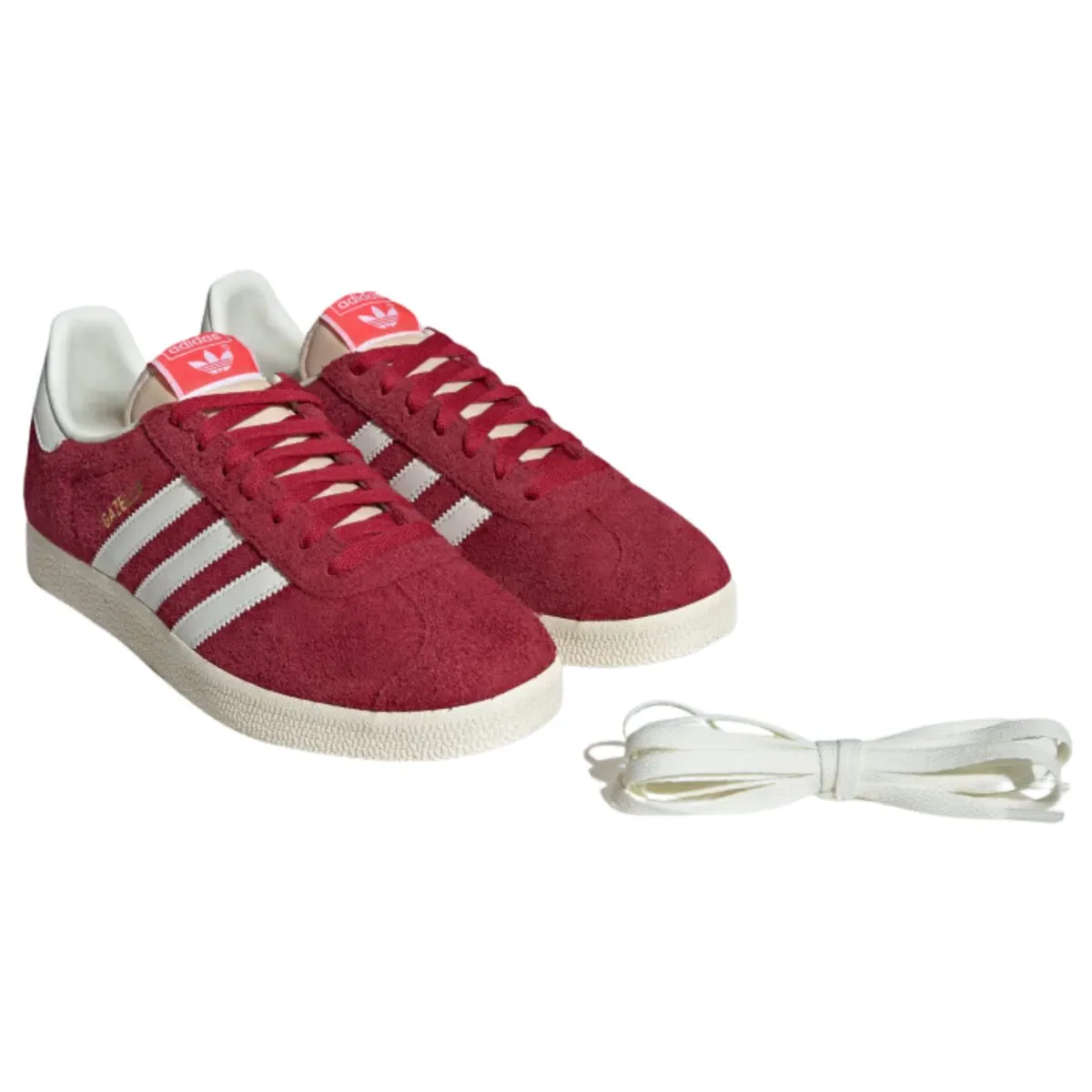 Adidas Homme Gazelle Team Rouge Victoire/Blanc Cassé/Blanc Crème