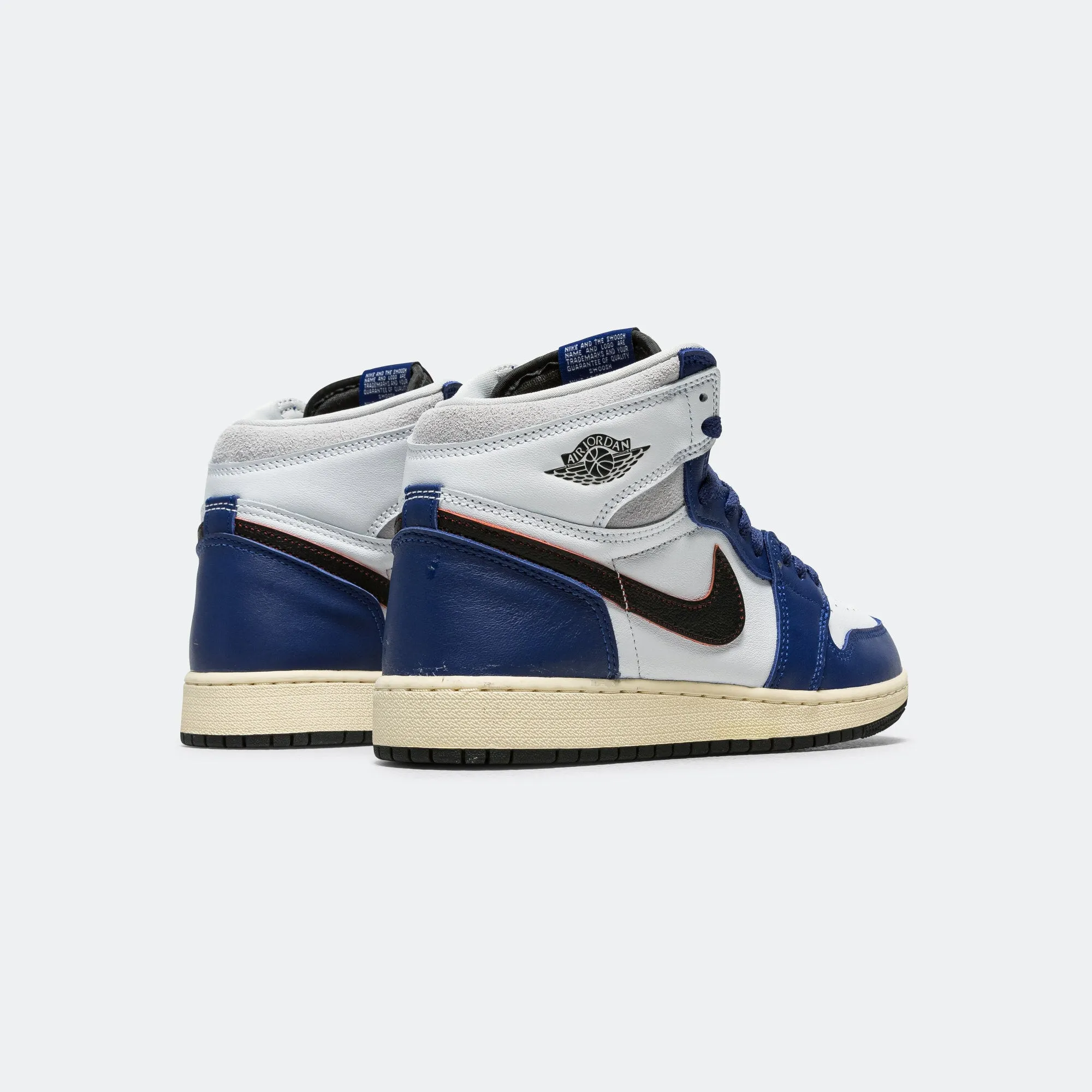 Air Jordan 1 High OG RMSTD (GS) - Blanc/Noir-Gris Neutre Vêtements Jordan