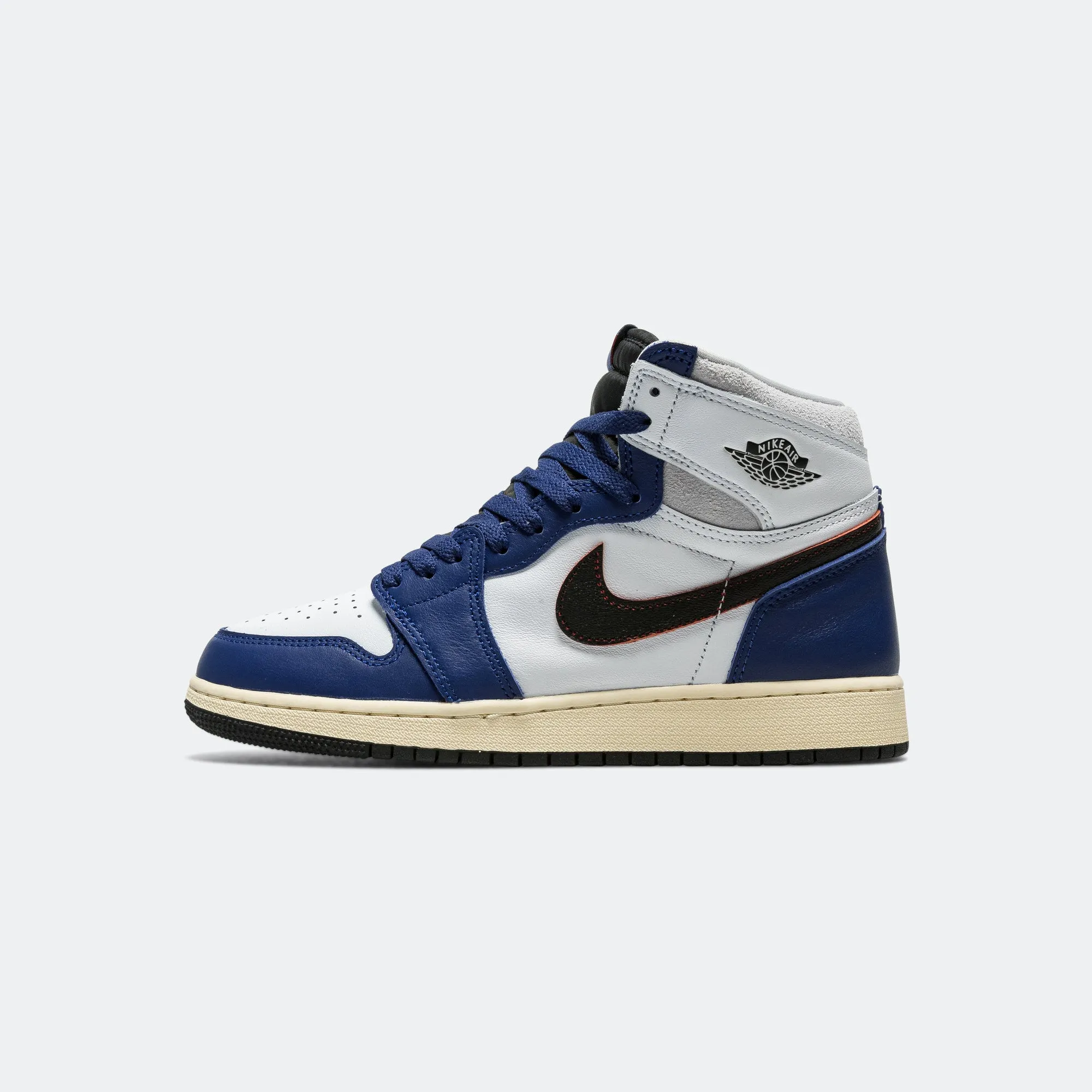 Air Jordan 1 High OG RMSTD (GS) - Blanc/Noir-Gris Neutre Vêtements Jordan