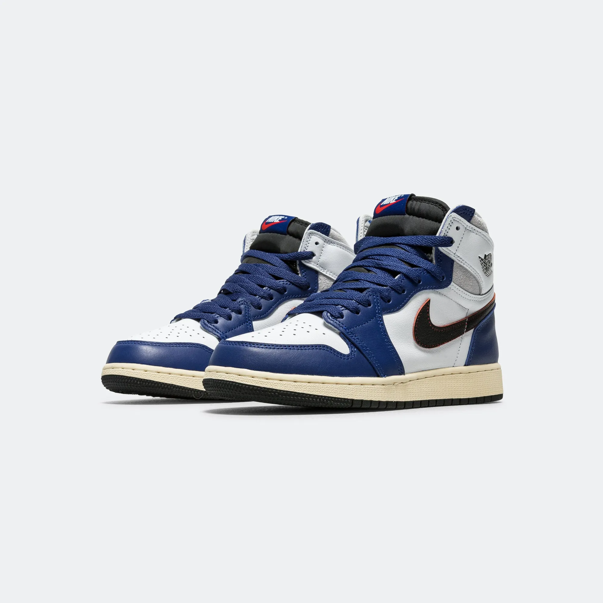 Air Jordan 1 High OG RMSTD (GS) - Blanc/Noir-Gris Neutre Vêtements Jordan