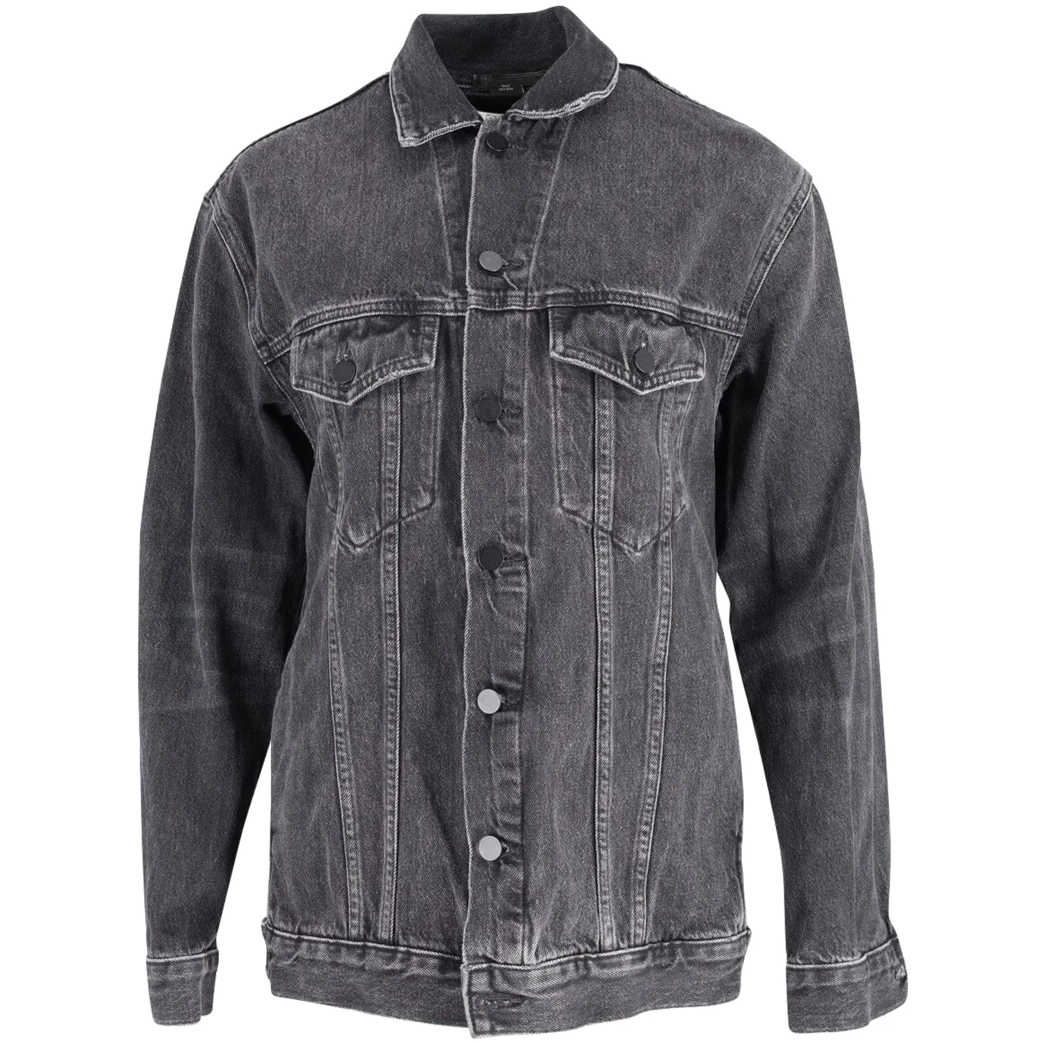 Veste Oversized Daze en Jean de Coton Noir Alexander Wang
