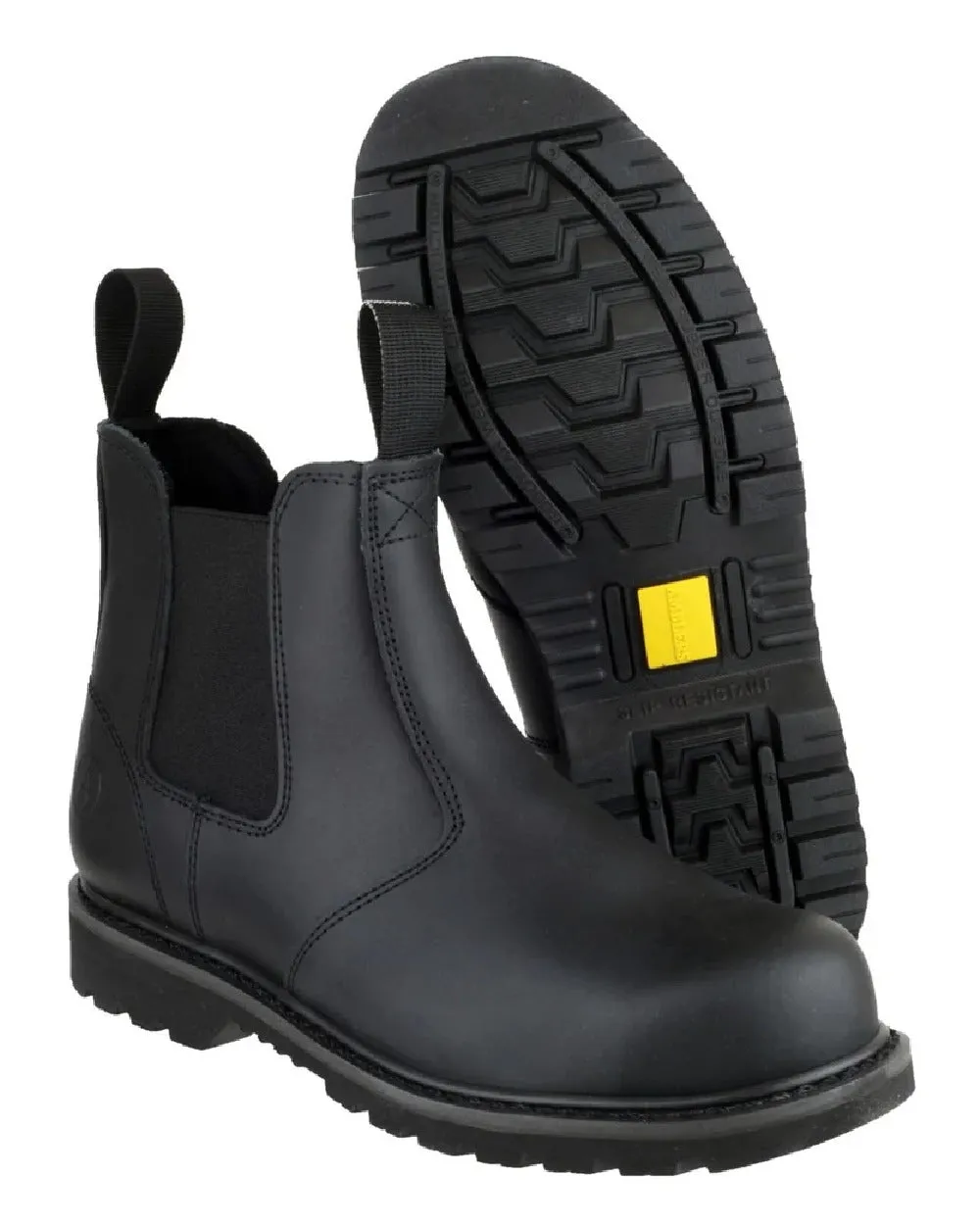 Chaussures de sécurité Amblers pour hommes FS5 avec couture Goodyear SRA, bottes de sécurité pour revendeurs