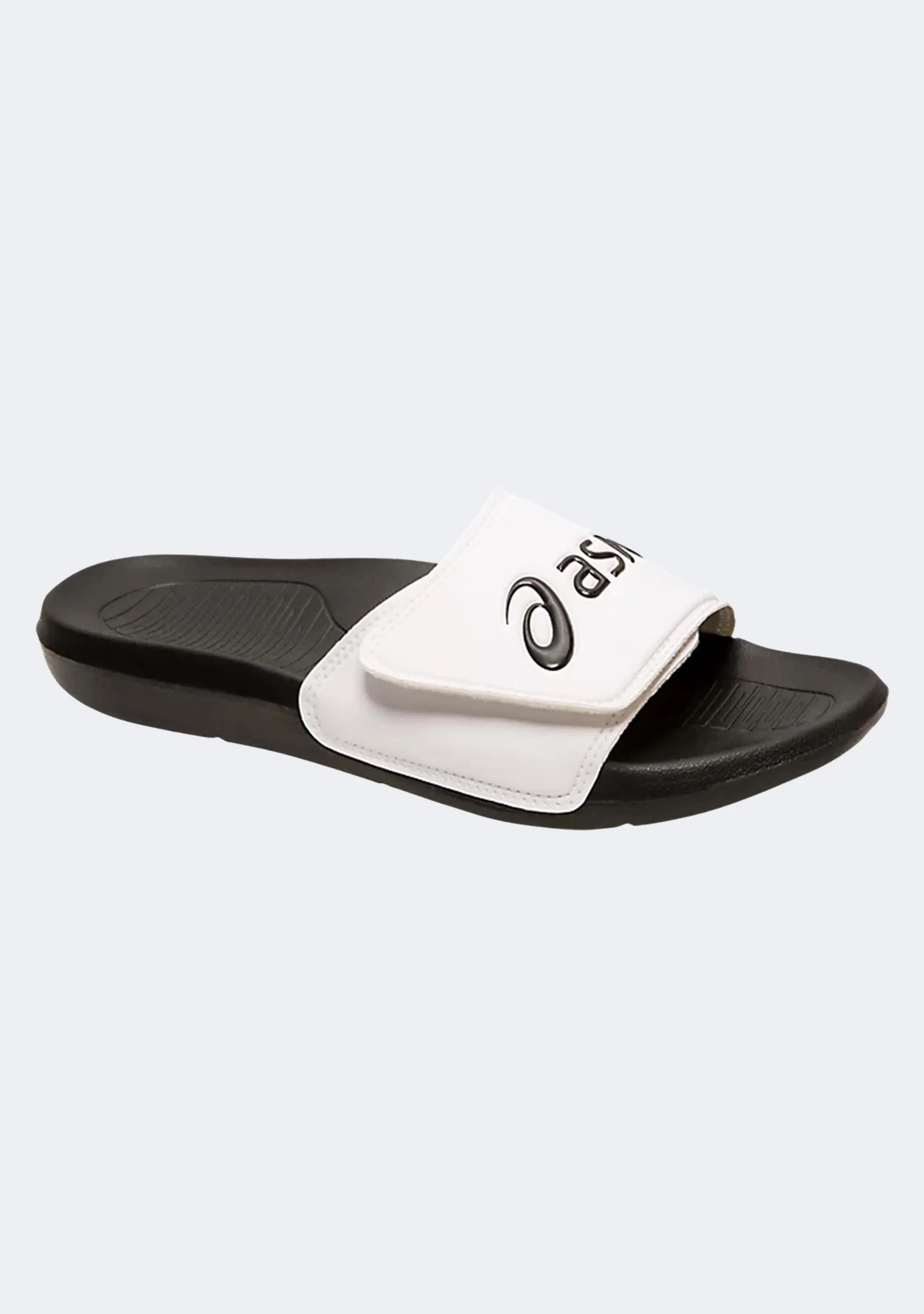 Asics Slides Homme Réglables AS002 Blanc/Noir Chaussures Asics