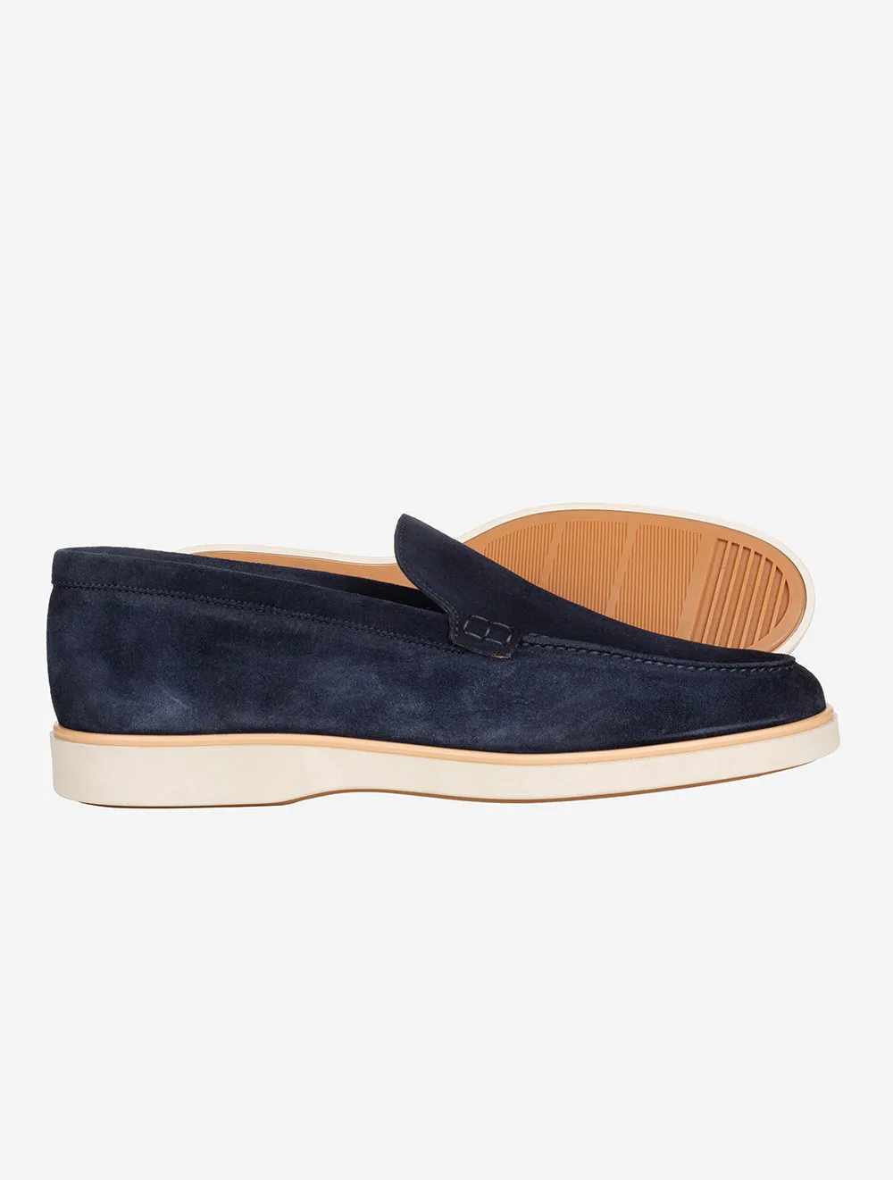Mocassin en daim AW Marine
