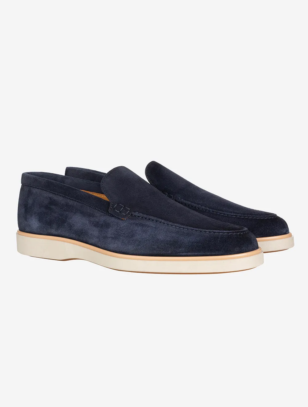 Mocassin en daim AW Marine