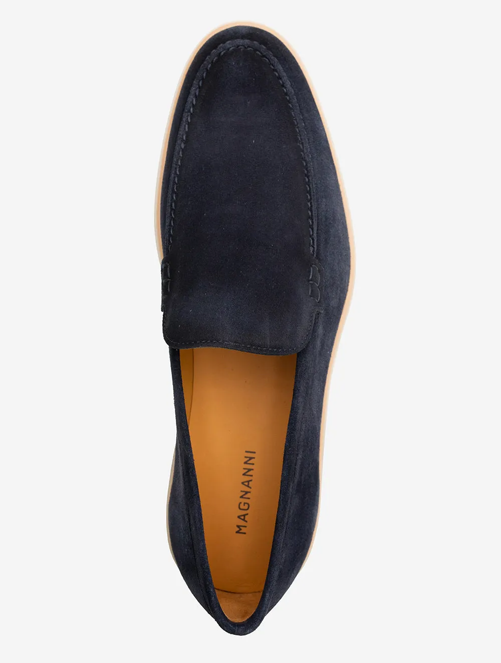 Mocassin en daim AW Marine