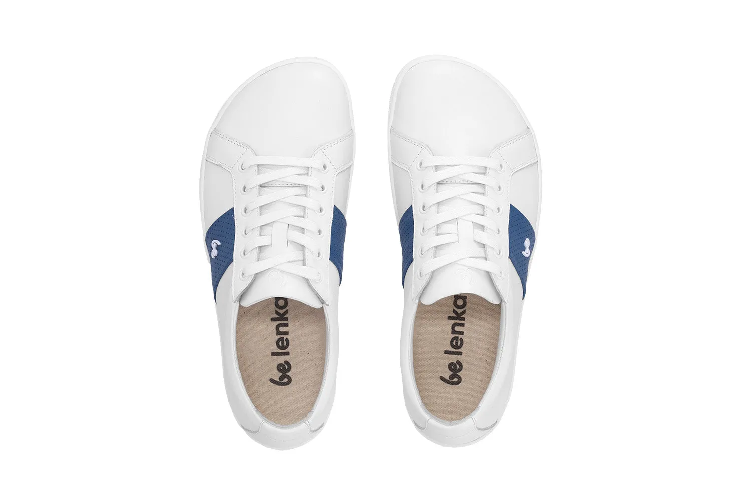 Baskets Pieds Nus Be Lenka Elite - Chaussures Blanc & Bleu Foncé_Be Lenka_Chaussures