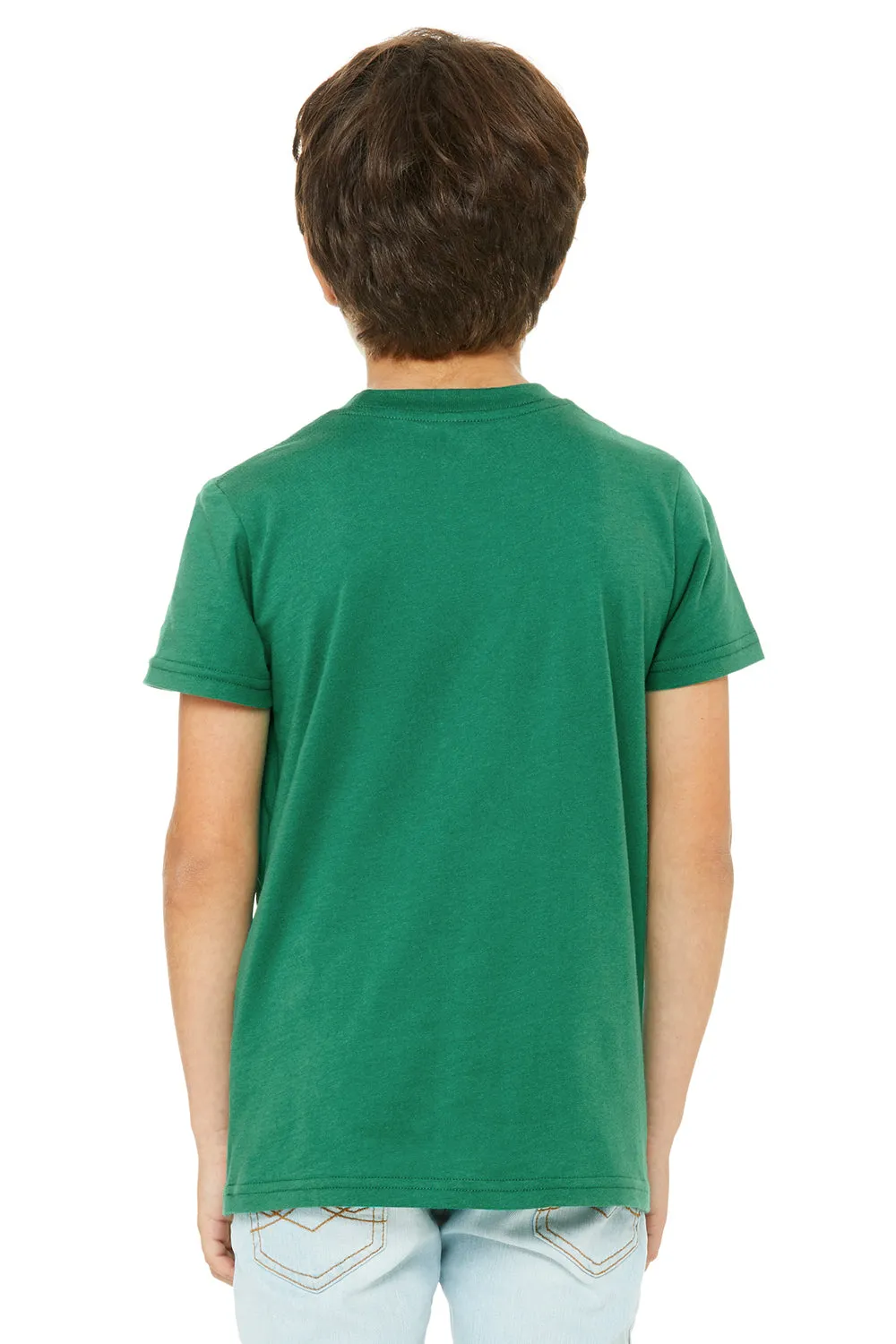 Bella   Canvas T-shirt à manches courtes et col rond pour jeunes - Vert Kelly
