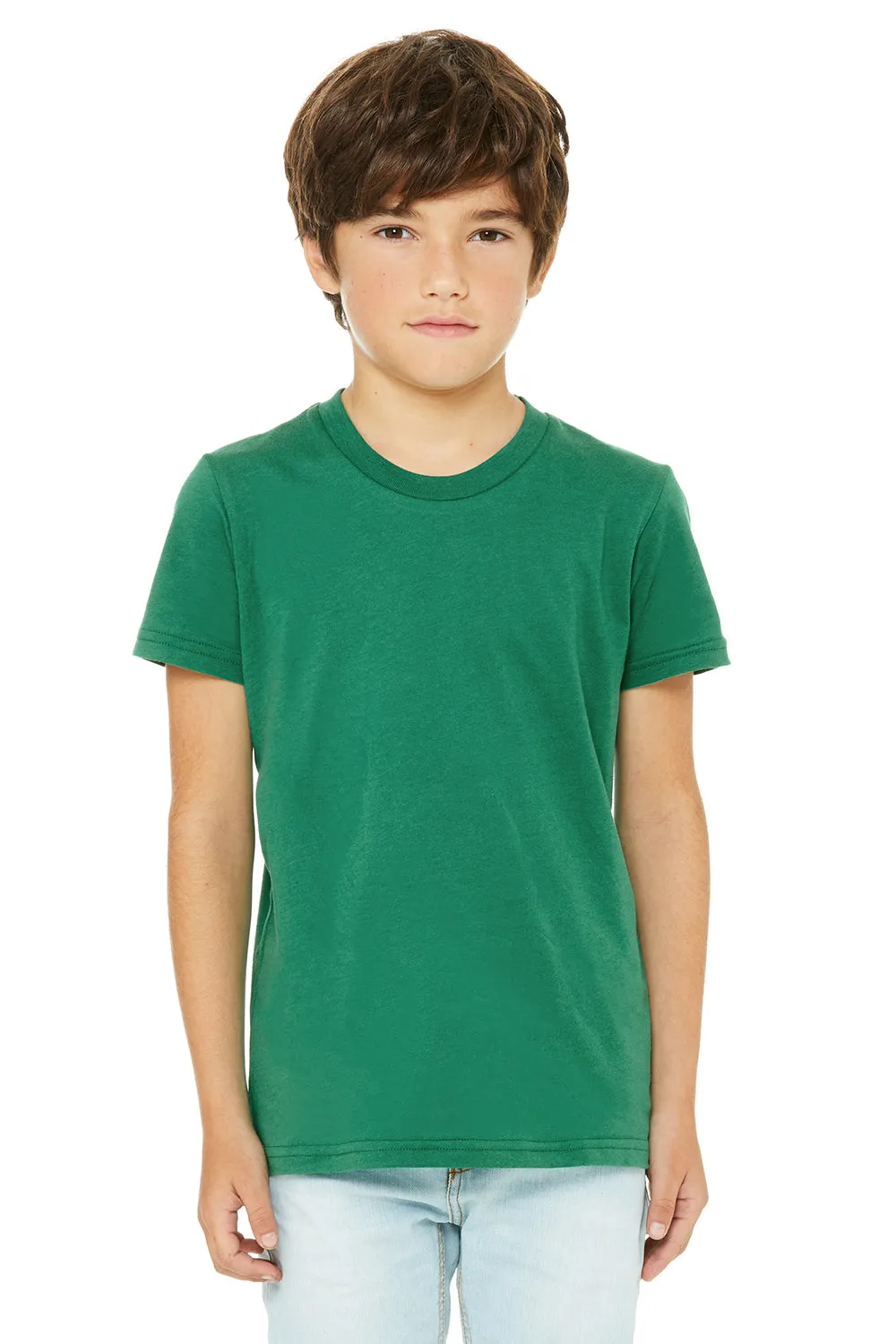 Bella   Canvas T-shirt à manches courtes et col rond pour jeunes - Vert Kelly