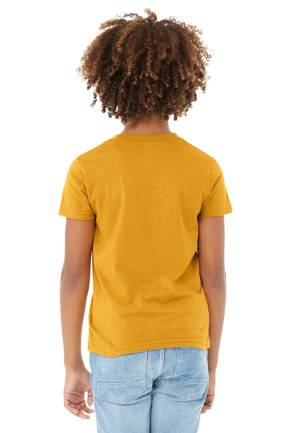 Bella   Canvas T-shirt à manches courtes col rond pour jeunes - Jaune moutarde