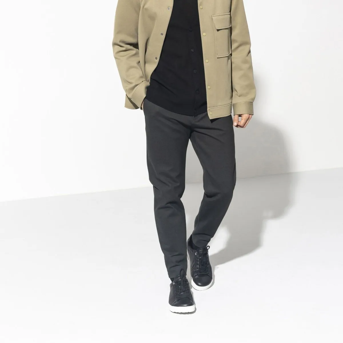 Birkenstock Bend pour Homme en Cuir Noir
