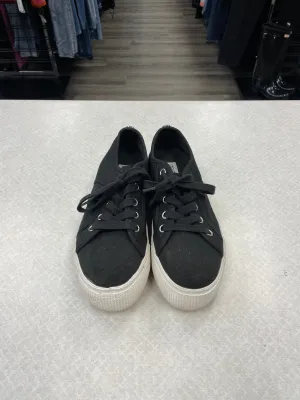 Chaussures Sneakers Noir & Blanc à Plateforme Steve Madden, Taille 6.5