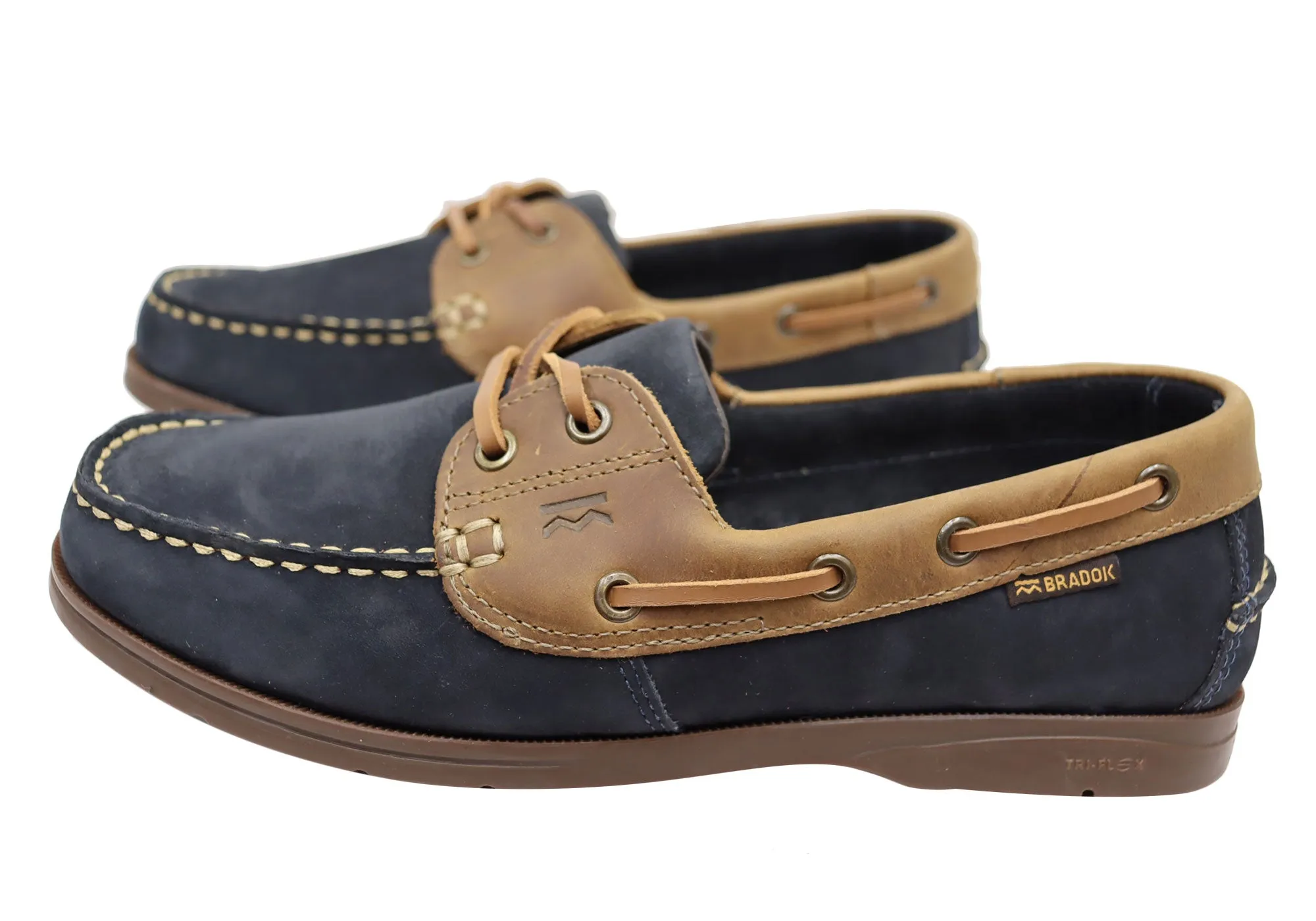 Bradok Chaussures Homme Confortables en Cuir Type Boat Fabriquées au Brésil Bradok Shoes