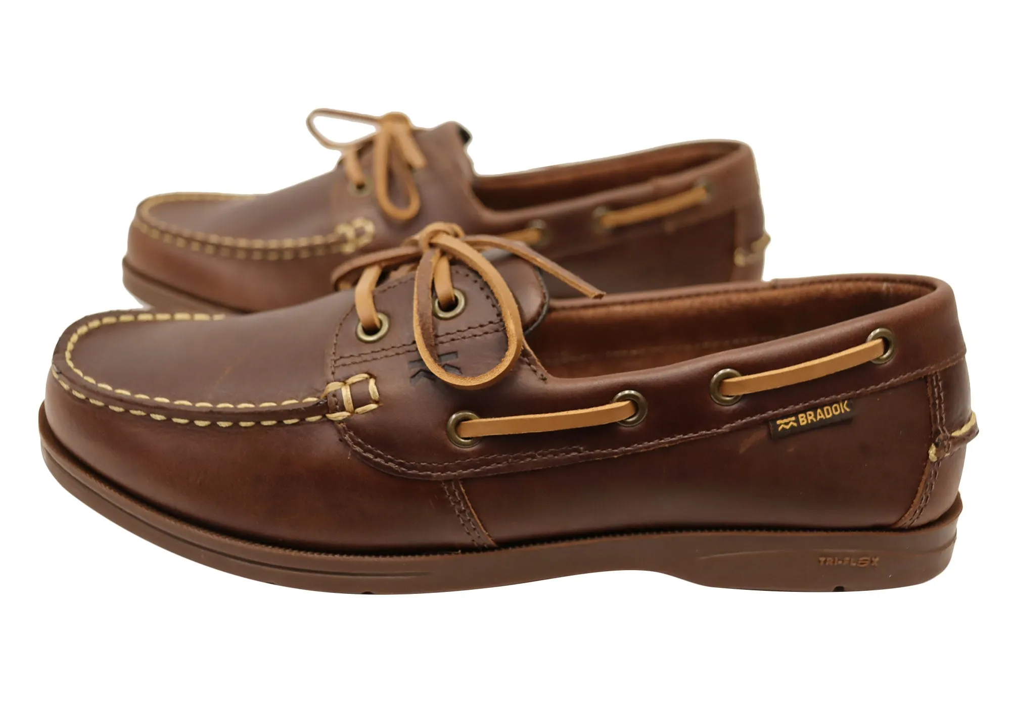 Bradok Chaussures Homme Confortables en Cuir Type Boat Fabriquées au Brésil Bradok Shoes
