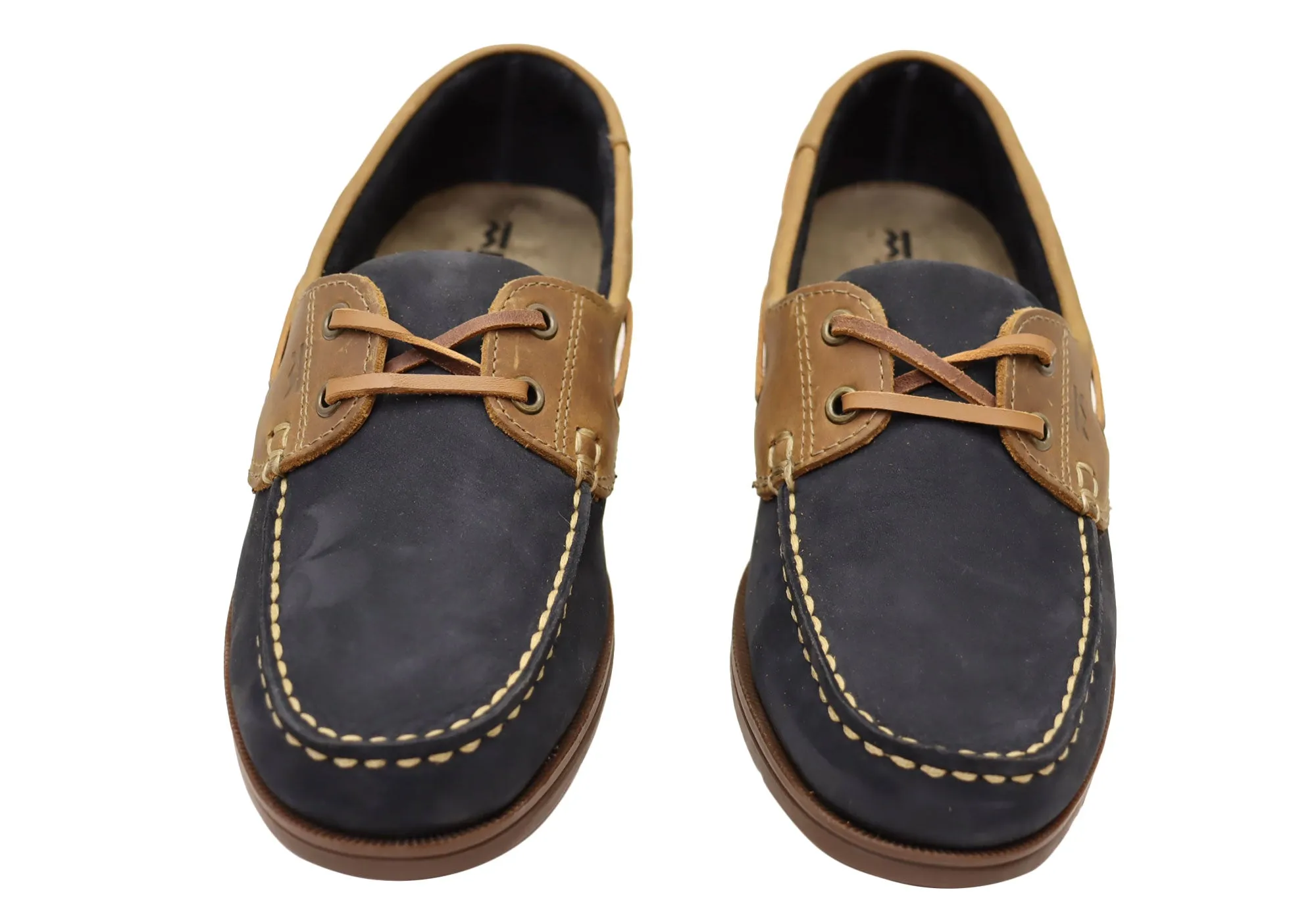 Bradok Chaussures Homme Confortables en Cuir Type Boat Fabriquées au Brésil Bradok Shoes