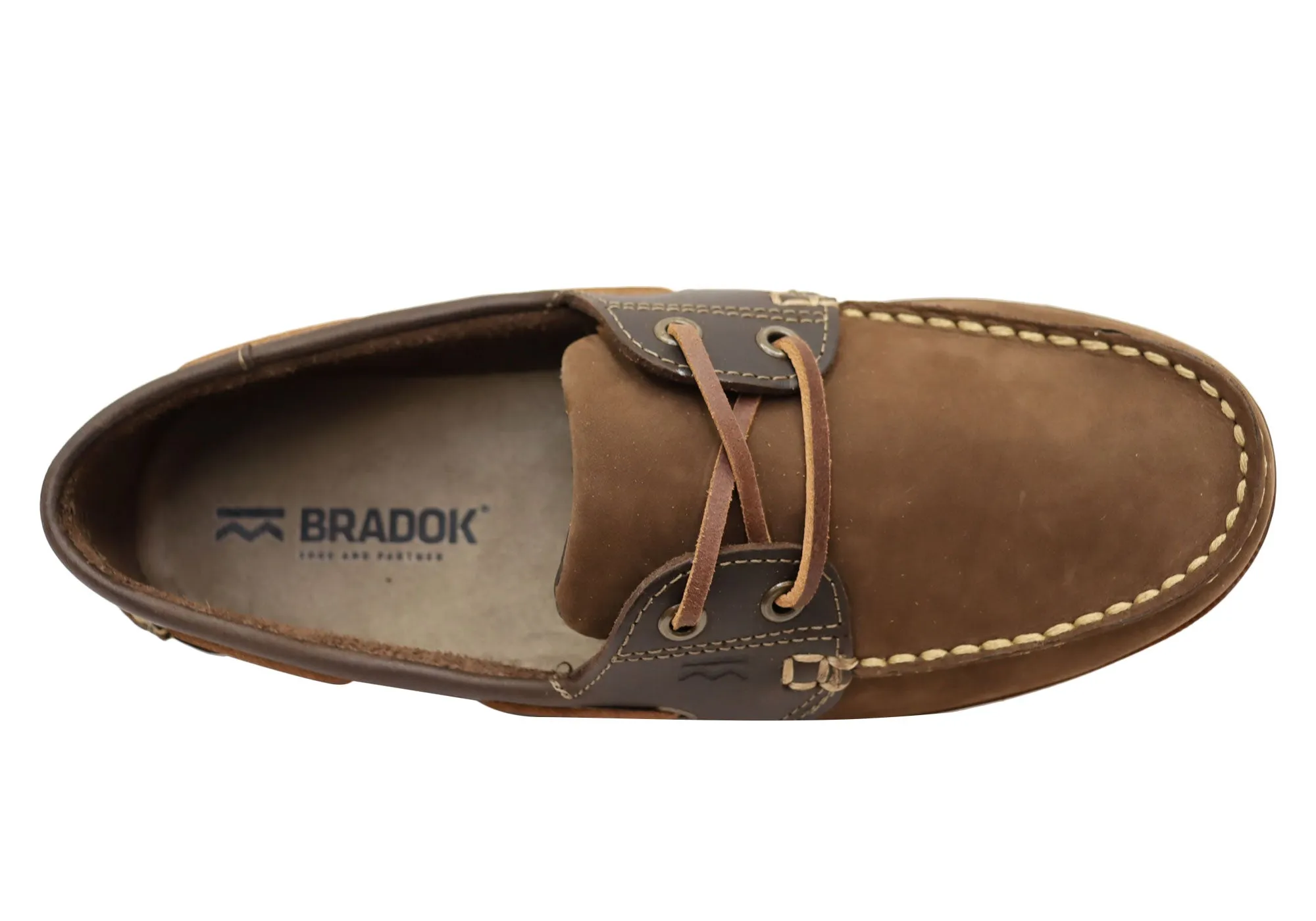 Bradok Chaussures Homme Confortables en Cuir Type Boat Fabriquées au Brésil Bradok Shoes