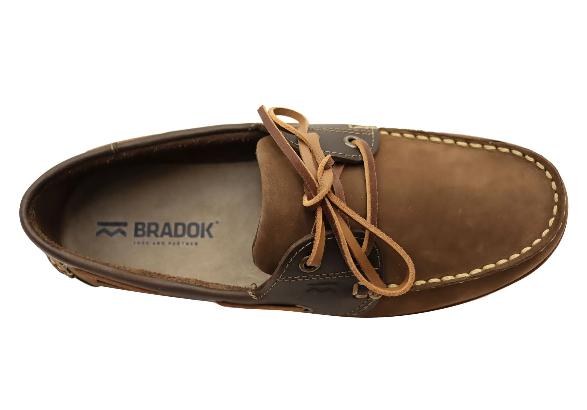 Bradok Chaussures Homme Confortables en Cuir Type Boat Fabriquées au Brésil Bradok Shoes