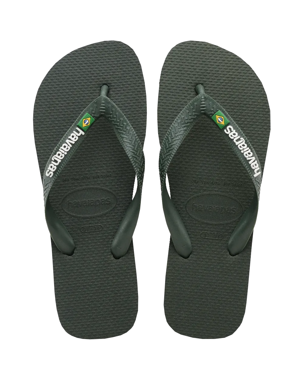 Tongues Brazil en vert olive