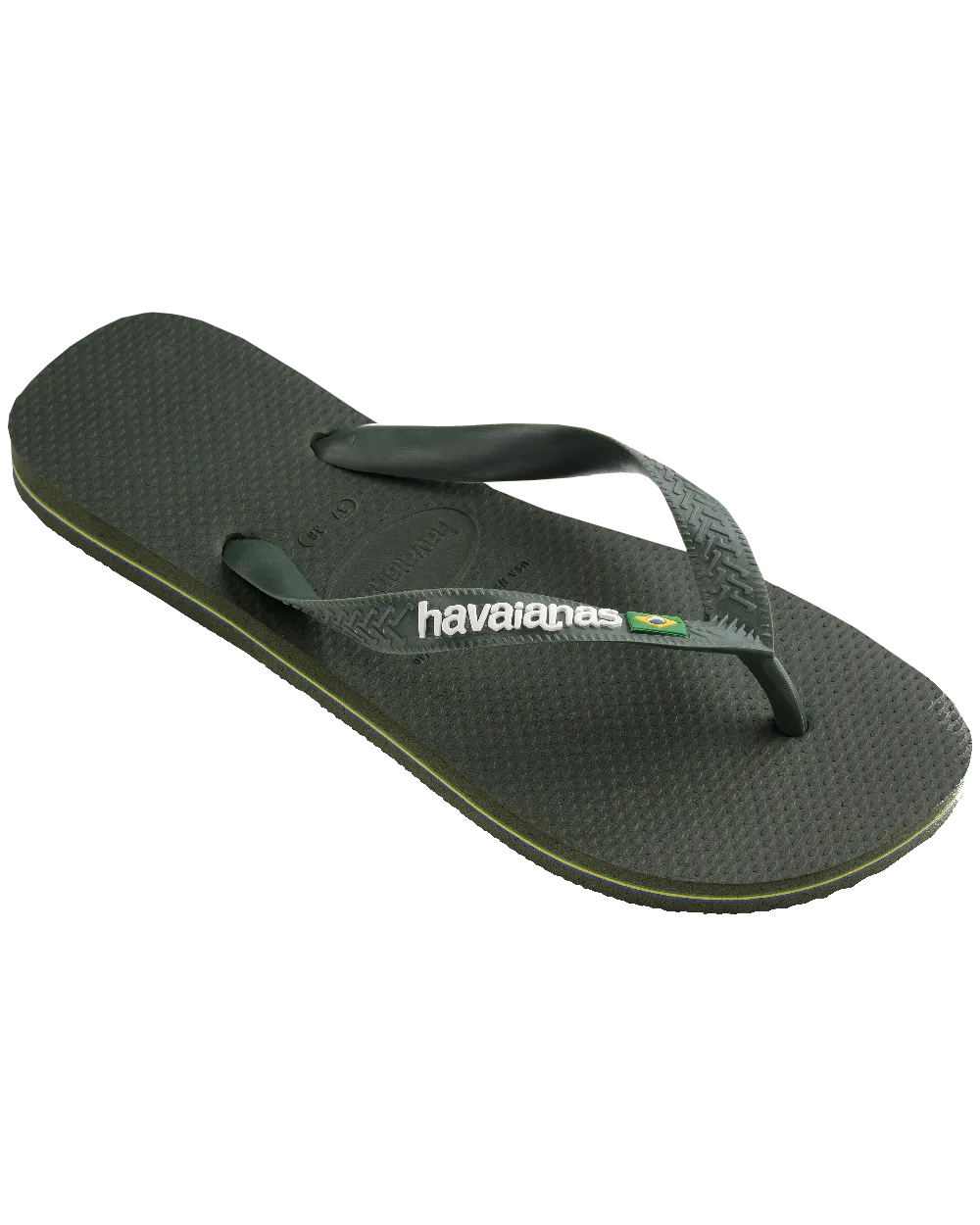 Tongues Brazil en vert olive