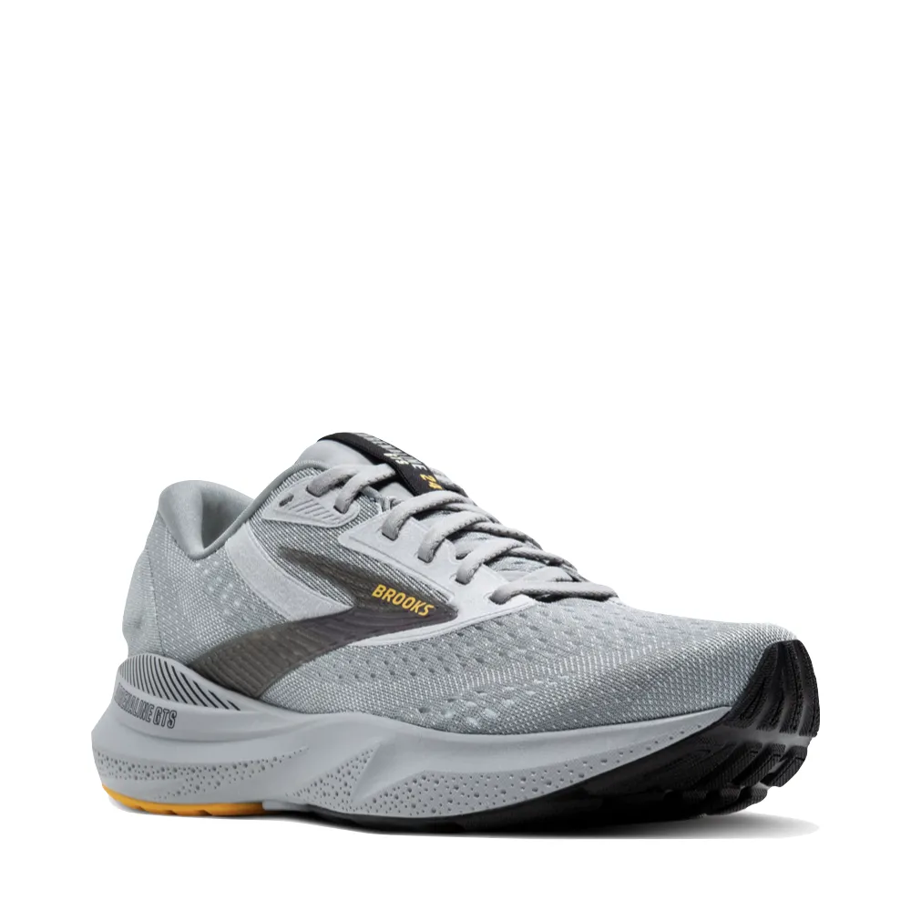 Chaussure de course Brooks Adrenaline GTS 24 pour homme en Alliage/Blanc/Or Fusion