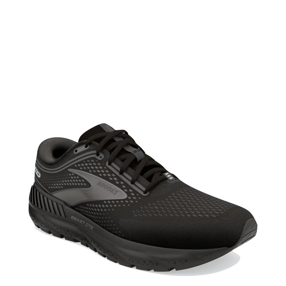 Chaussures de course Brooks Men's Beast GTS 23 en noir/ébène/gunmetal