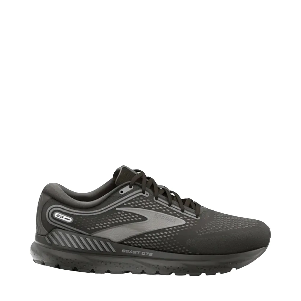 Chaussures de course Brooks Men's Beast GTS 23 en noir/ébène/gunmetal