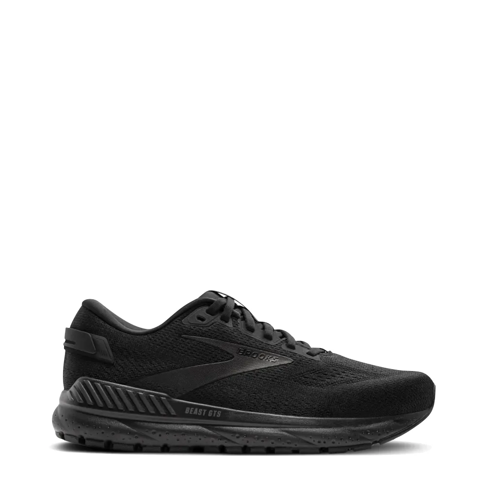 Chaussure de course Brooks Beast GTS 24 pour homme en noir/noir/ébène