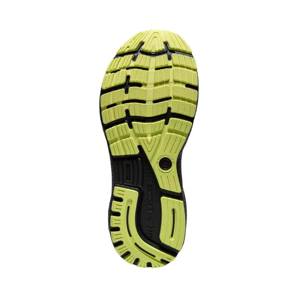 Chaussure de sport Brooks Men's Ghost 16 en Primer/Gris/Citron vert