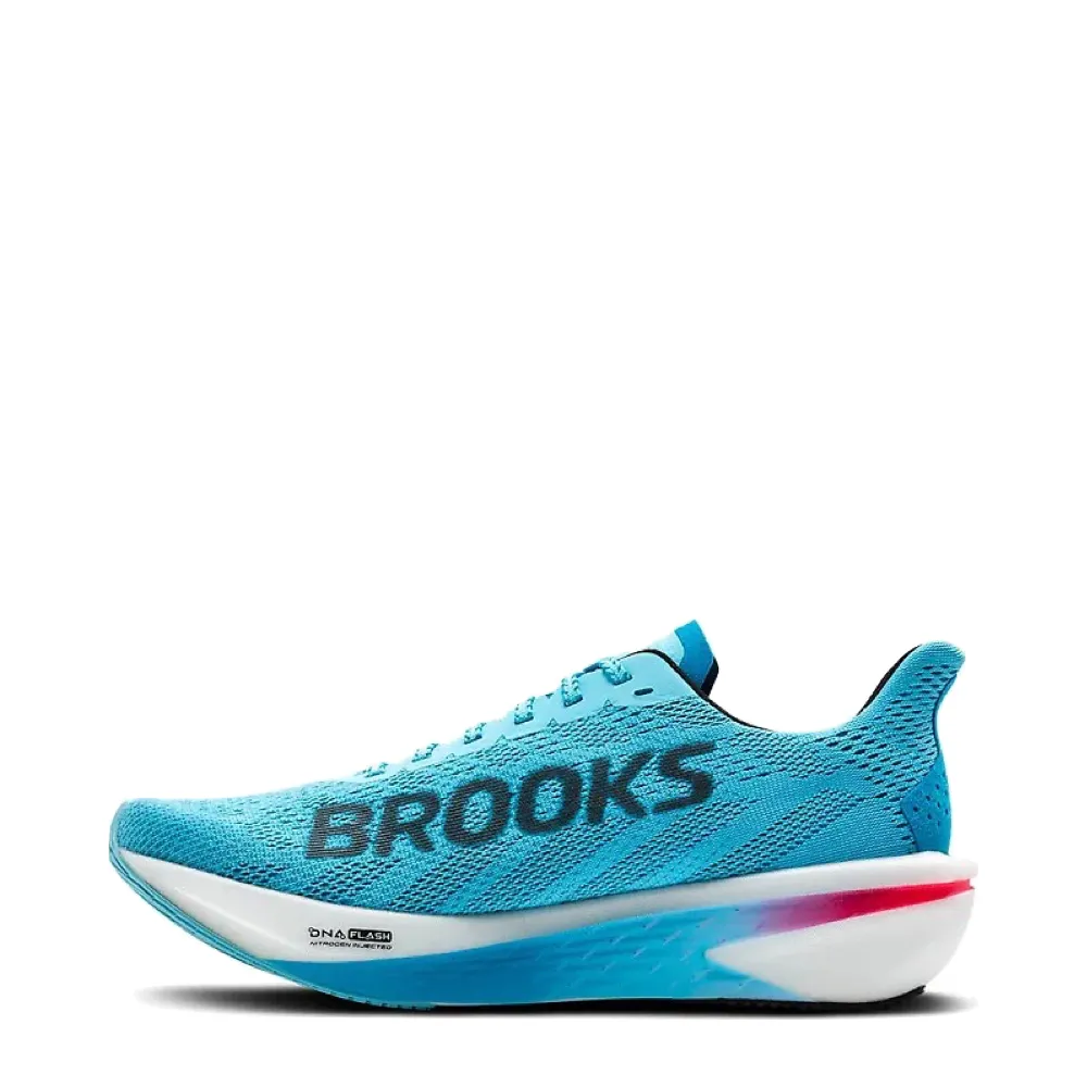 Chaussure de course Brooks Hyperion 2 pour homme en Crystal Seas/Diva Pink/Noir