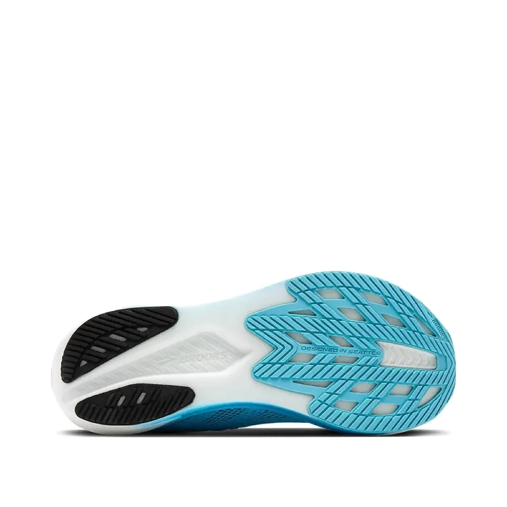 Chaussure de course Brooks Hyperion 2 pour homme en Crystal Seas/Diva Pink/Noir