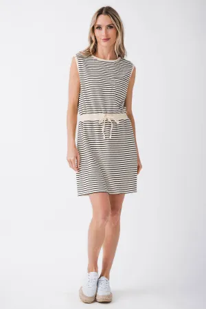 Robe à taille ajustée avec cordon rayé Together