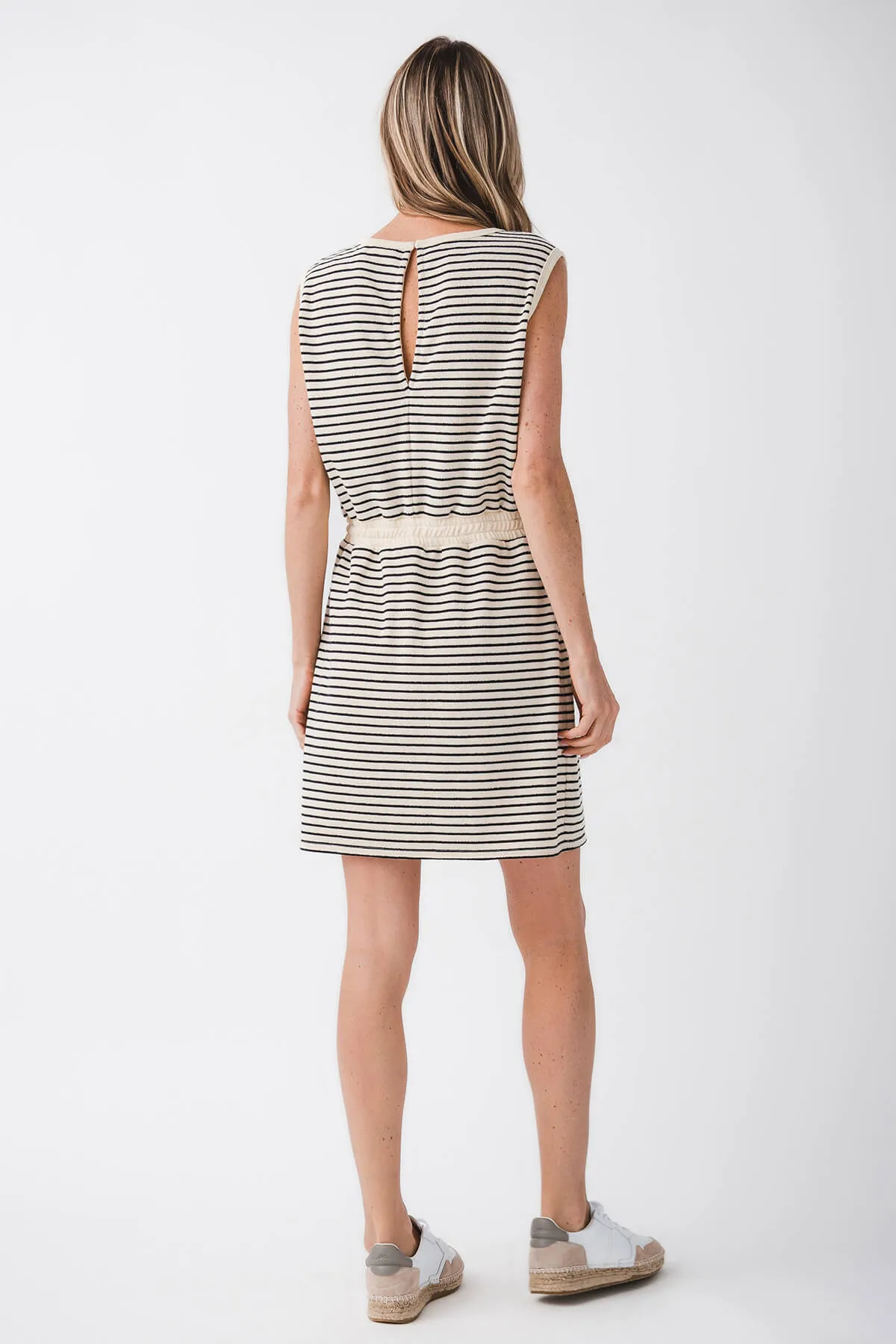 Robe à taille ajustée avec cordon rayé Together