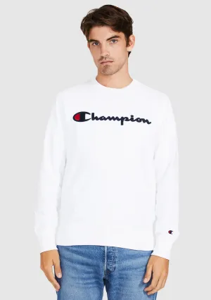 Champion Sweat-shirt à manches longues pour homme avec script UE <br> AWK4A1