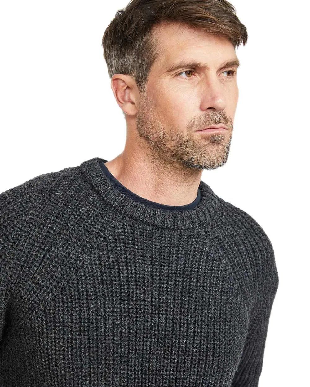 Vêtements Aran Woollen Mills Pull marin à col ras et manches raglan pour homme