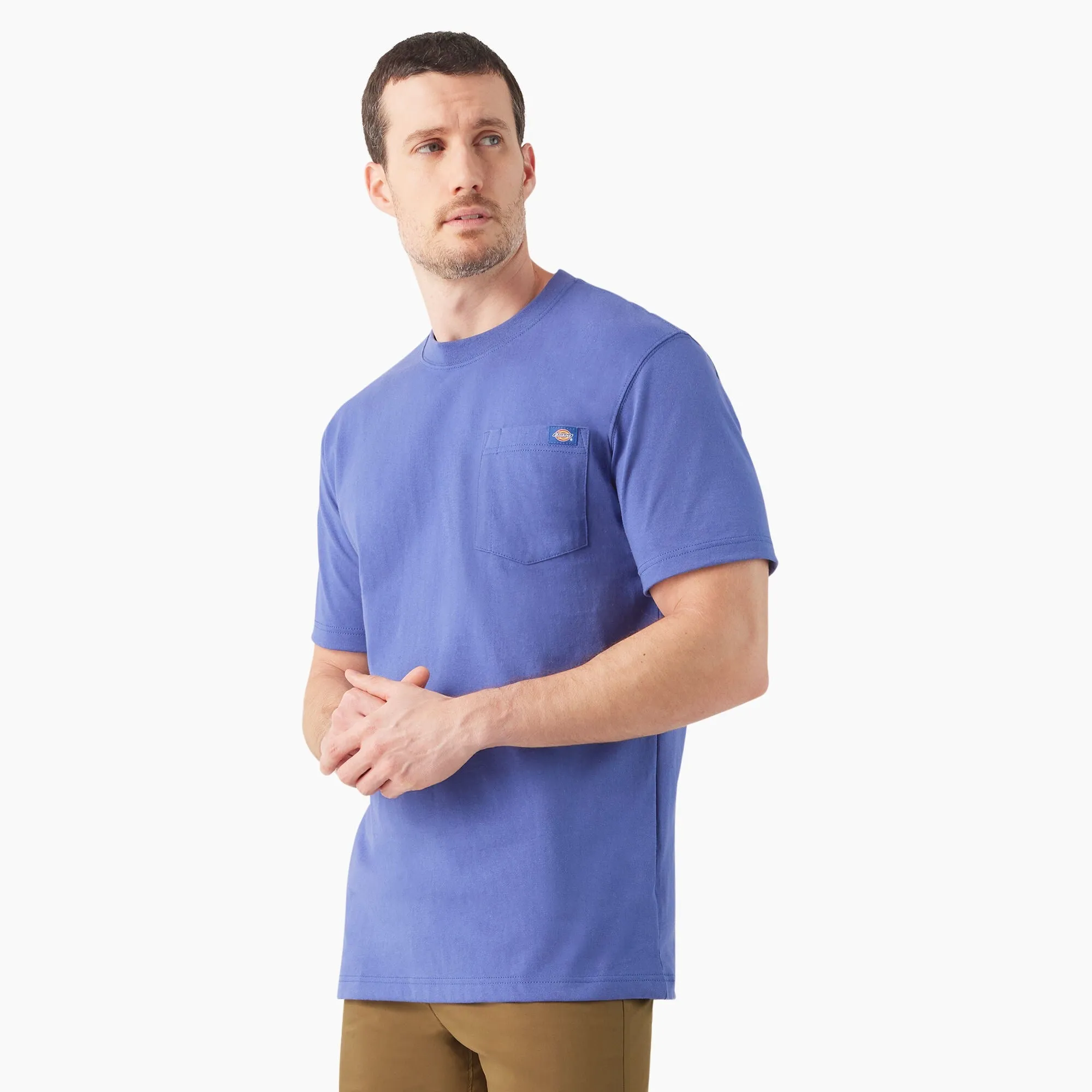 Vêtement Dickies T-shirt col rond épais - Bleu Skipper
