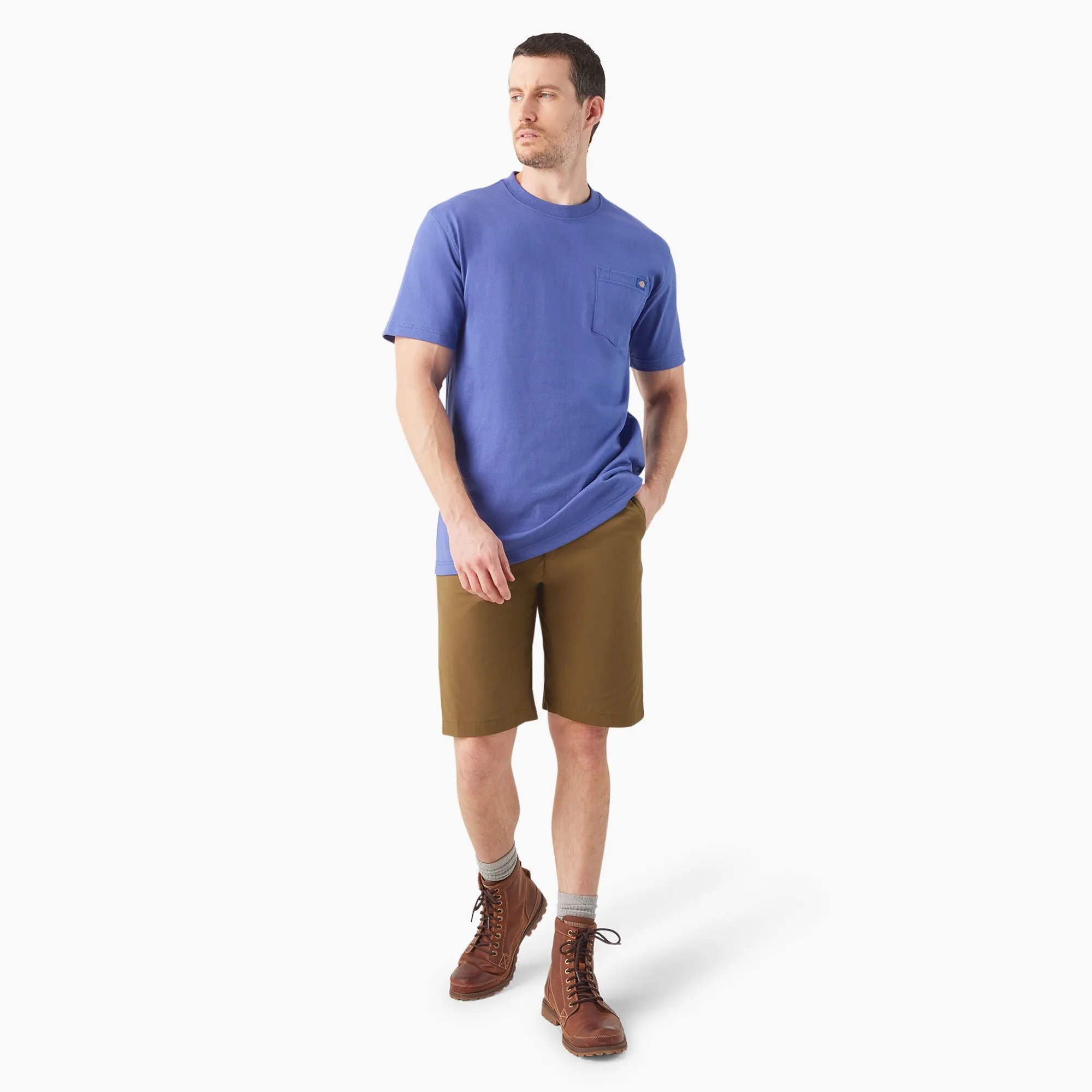 Vêtement Dickies T-shirt col rond épais - Bleu Skipper