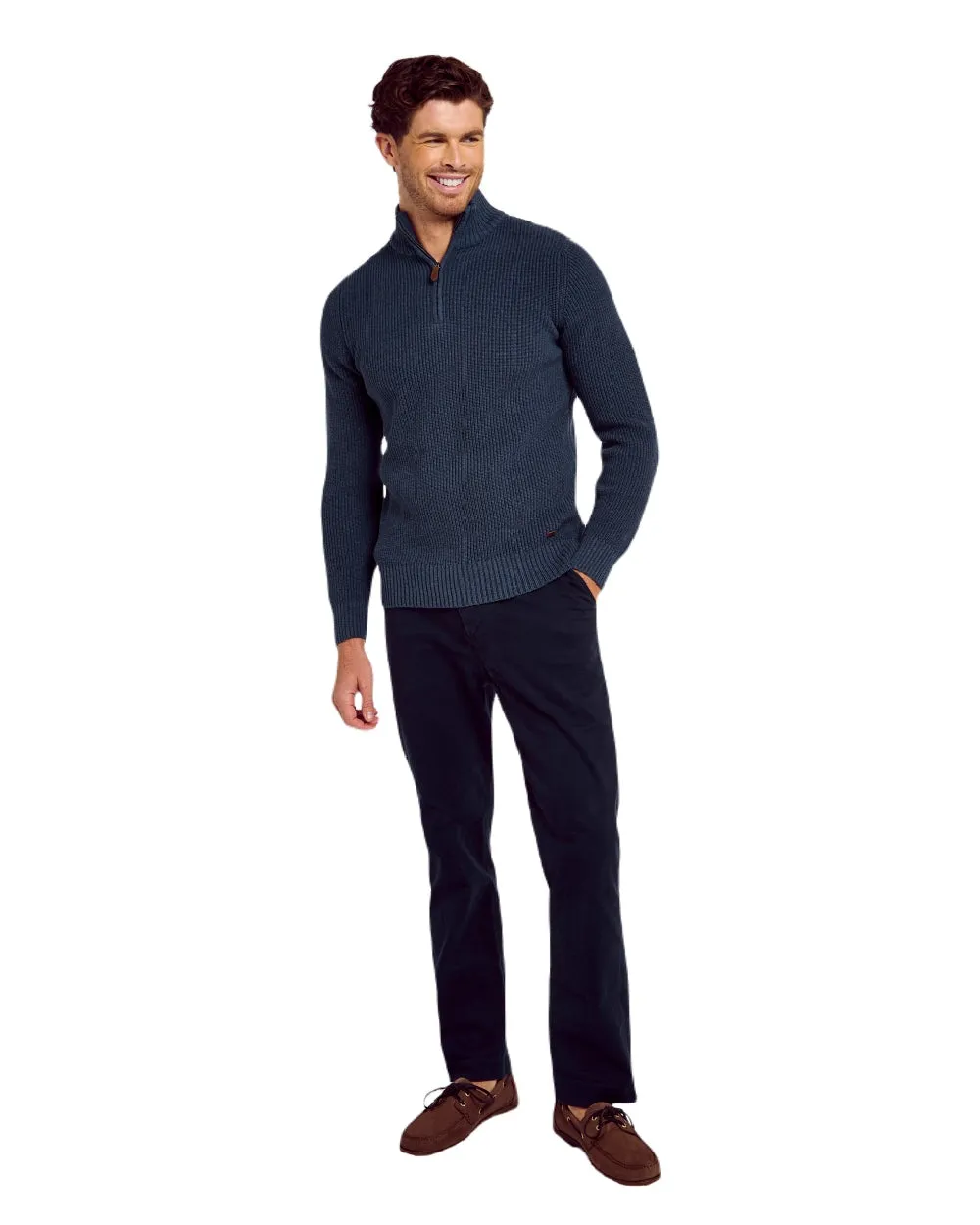 Vêtements Dubarry Pull à col zip pêcheur Portmarnock pour homme