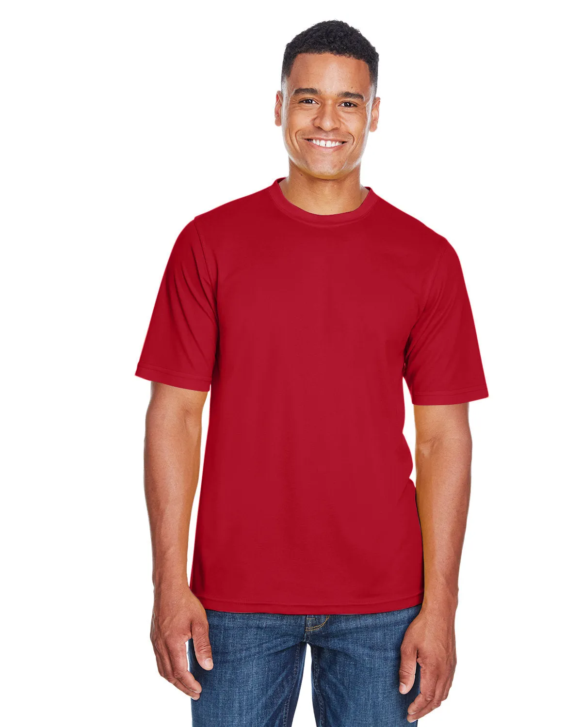 Core 365 88182 Col ronde performante en piqué pour homme