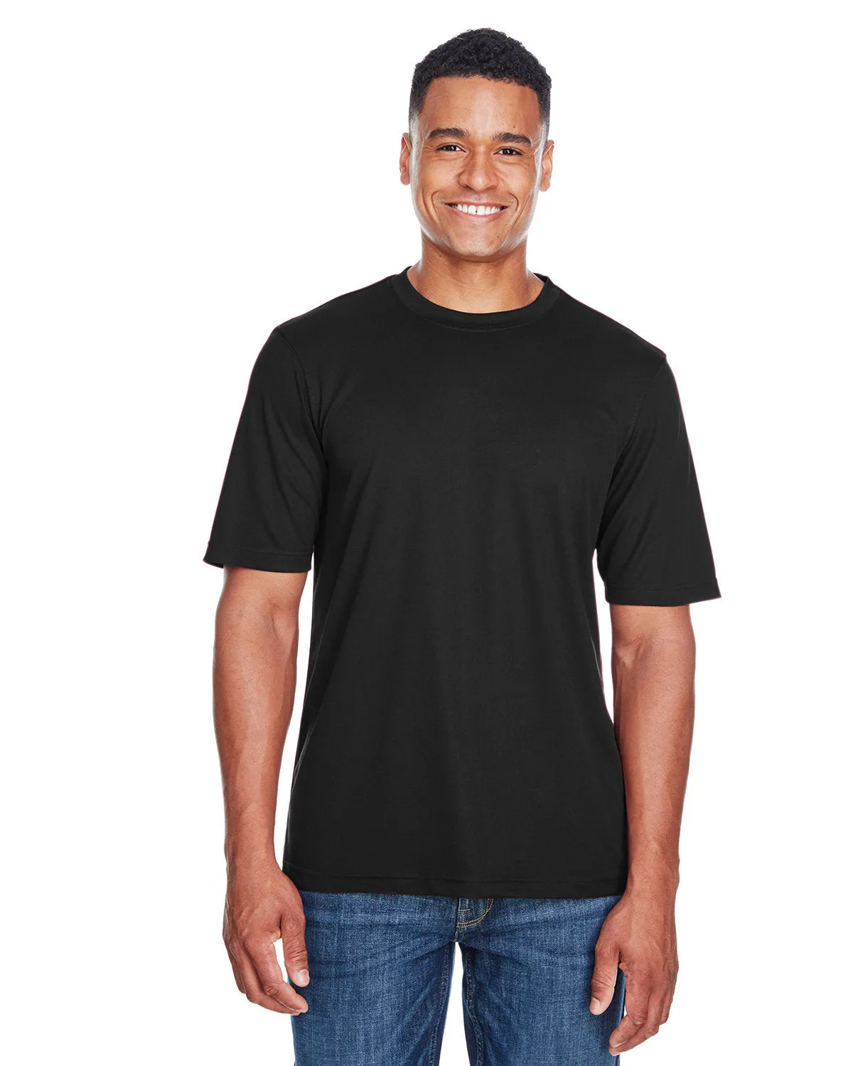 Core 365 88182 Col ronde performante en piqué pour homme