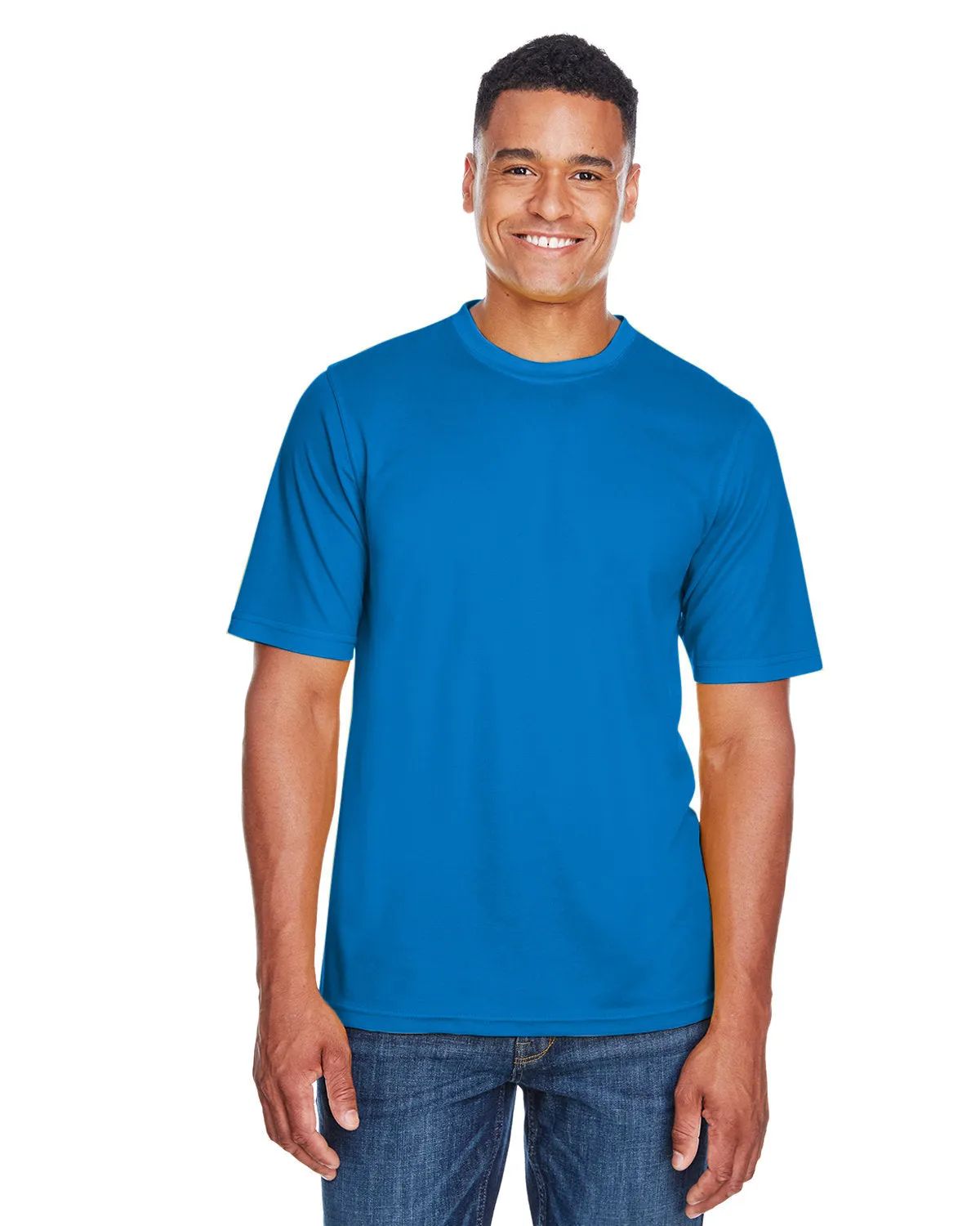 Core 365 88182 Col ronde performante en piqué pour homme