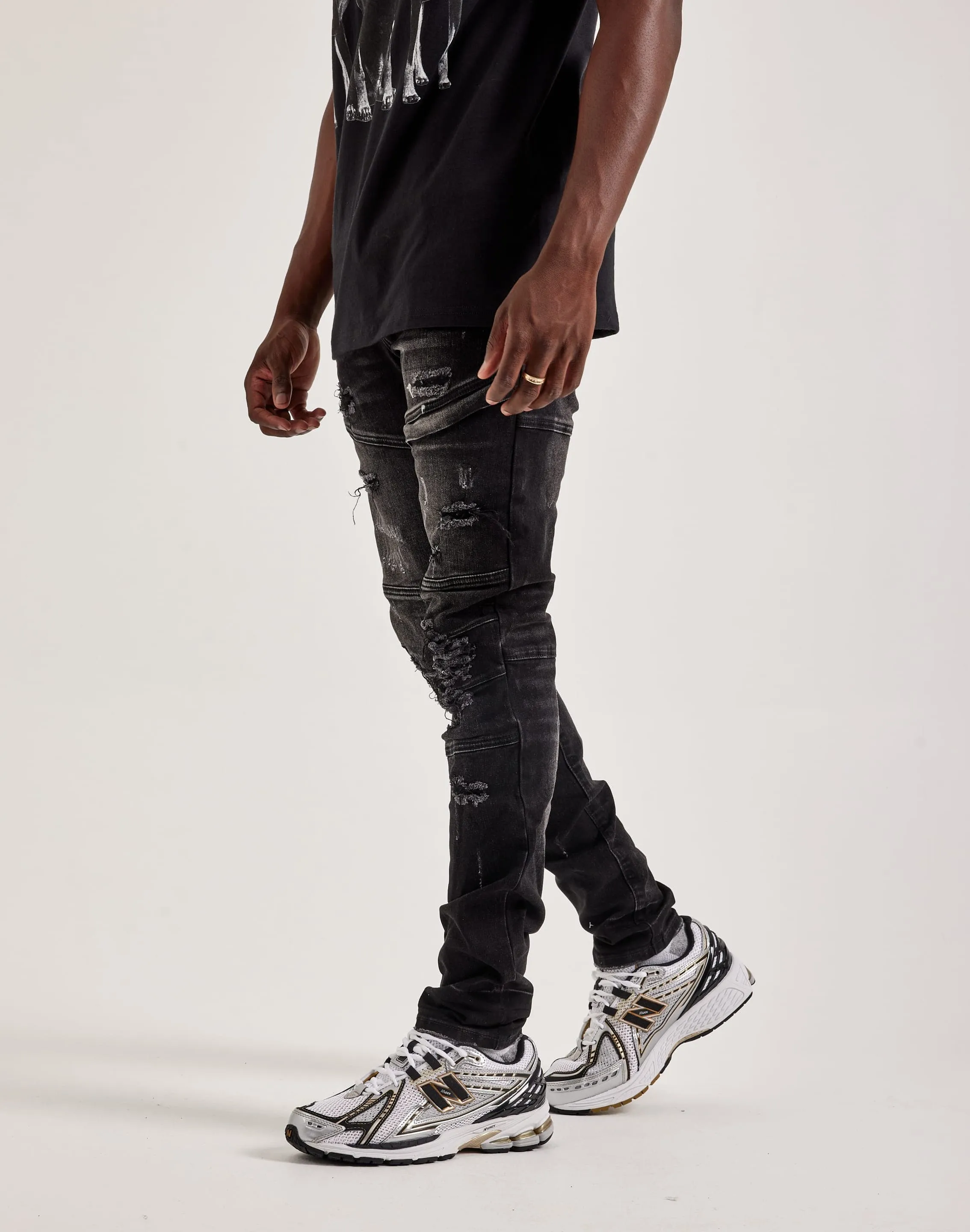Crysp Denim Jeans Déchirés