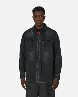 Chemise en denim noir