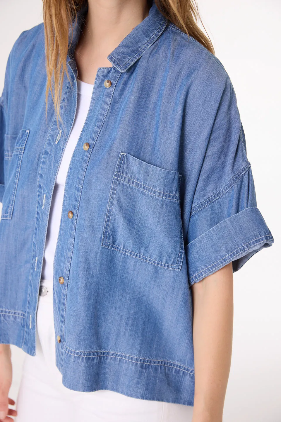 Chemise en Denim Jules Denim Indigo
