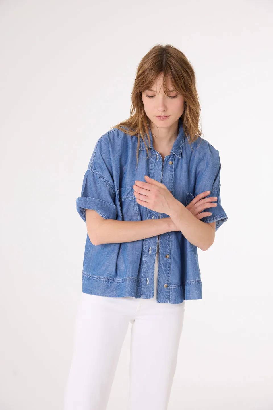 Chemise en Denim Jules Denim Indigo