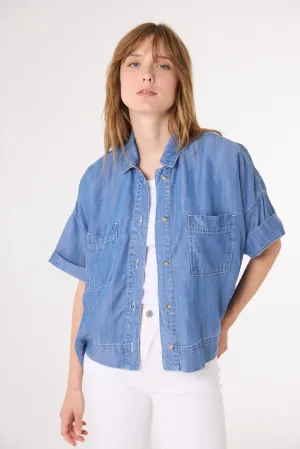 Chemise en Denim Jules Denim Indigo