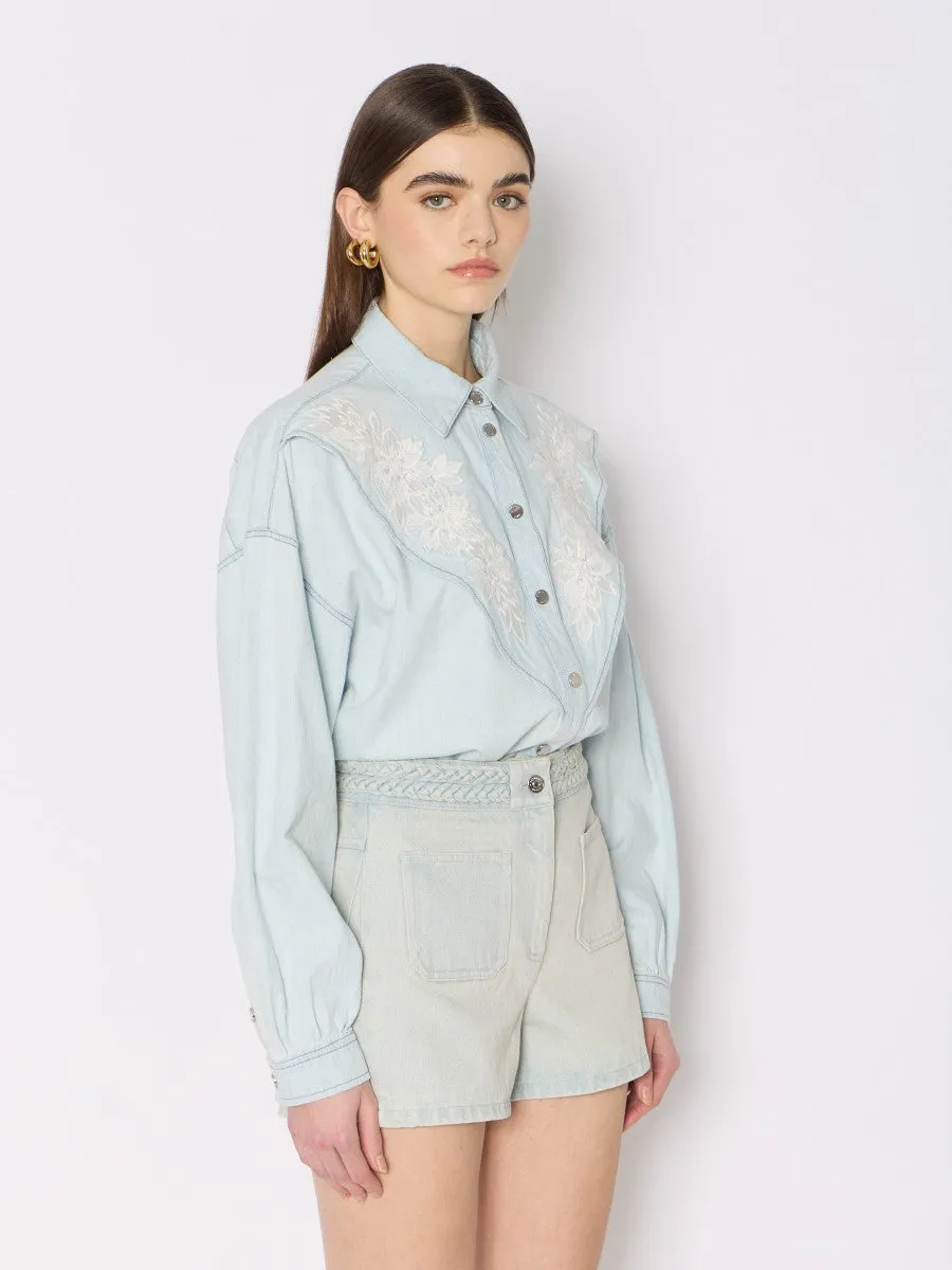 Short en Jean 20psasha Bleu Clair-Vêtements_Berenice