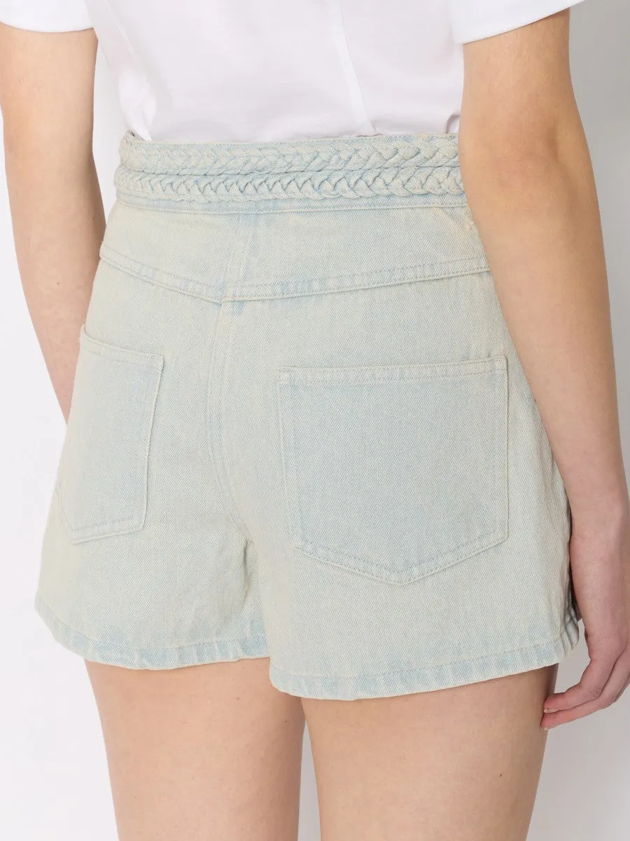 Short en Jean 20psasha Bleu Clair-Vêtements_Berenice